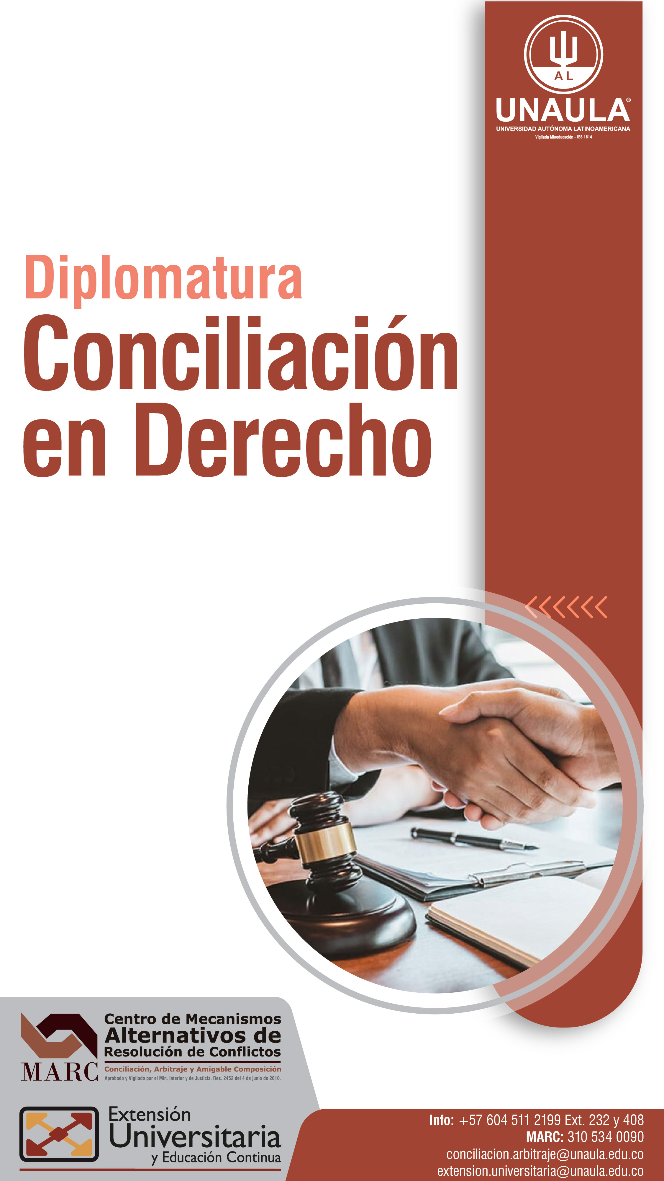 Diplomado en conciliación en derecho