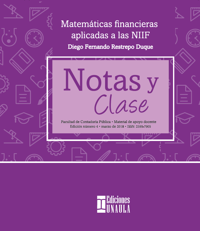 Matemáticas financieras aplicadas  a las NIIF               