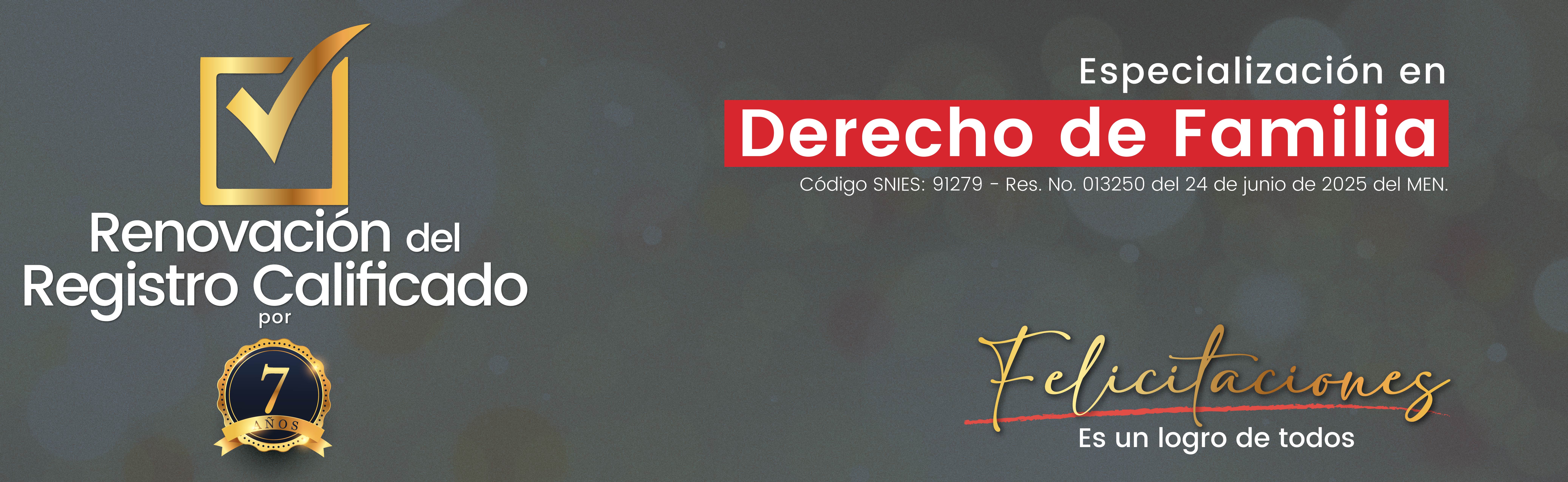 Renovación Esp Derecho de Familia
