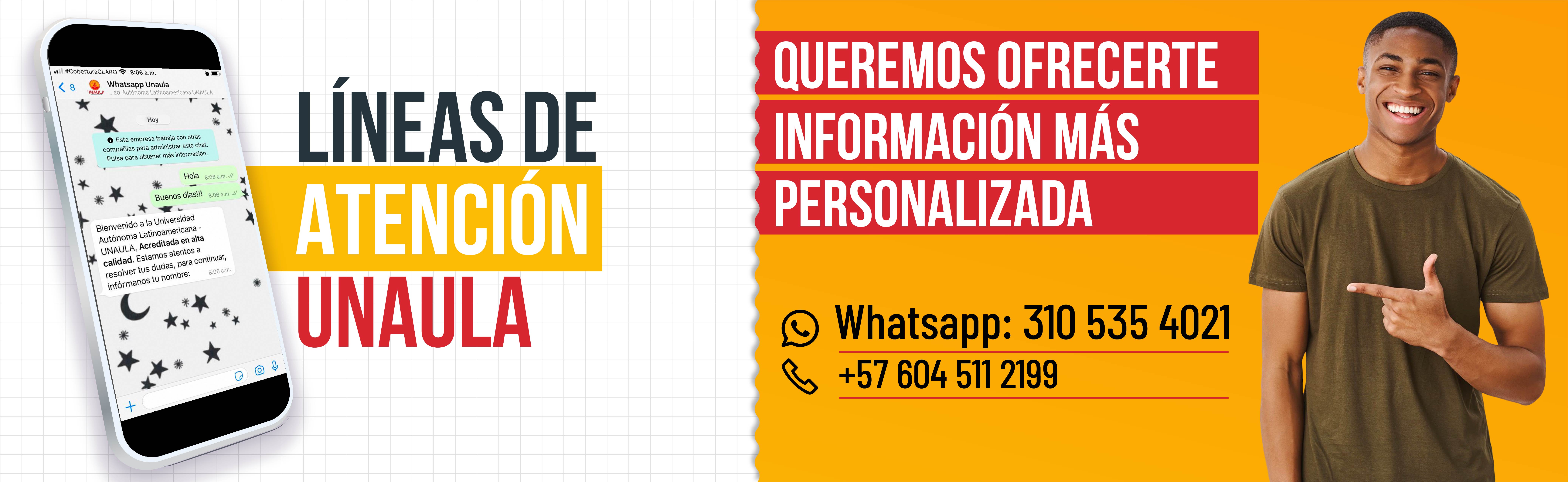 Líneas de atención