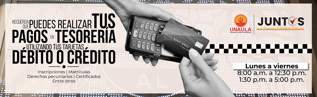 Banner Pagos Tesorería Unaula