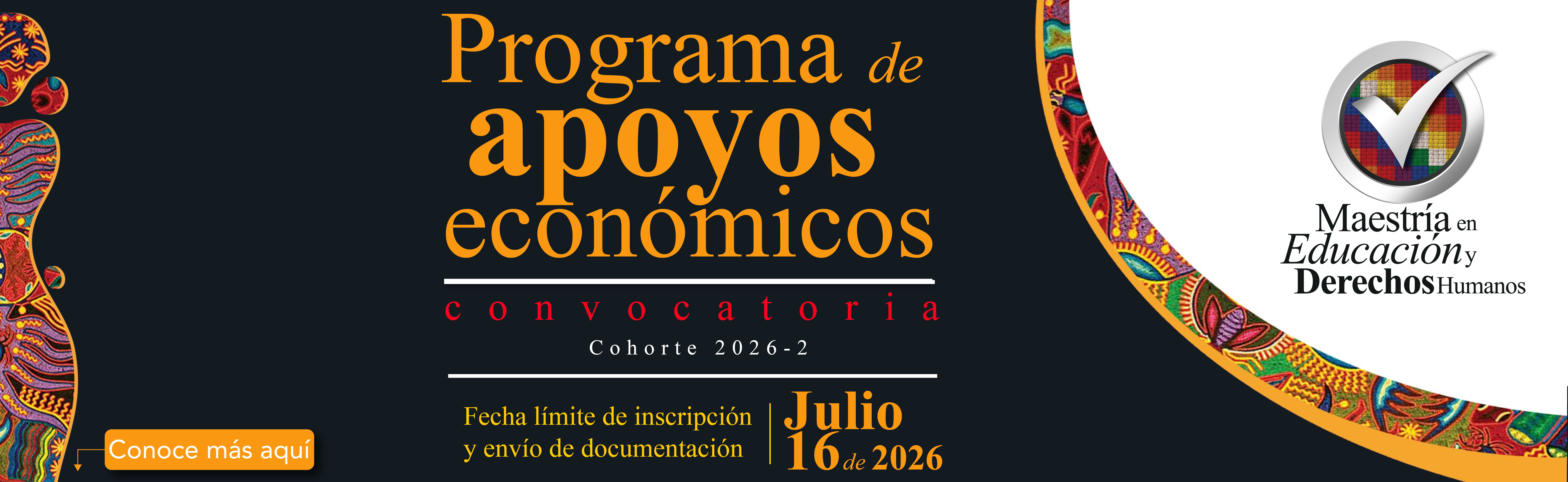 Banner Convocatoria Apoyos 2026-2