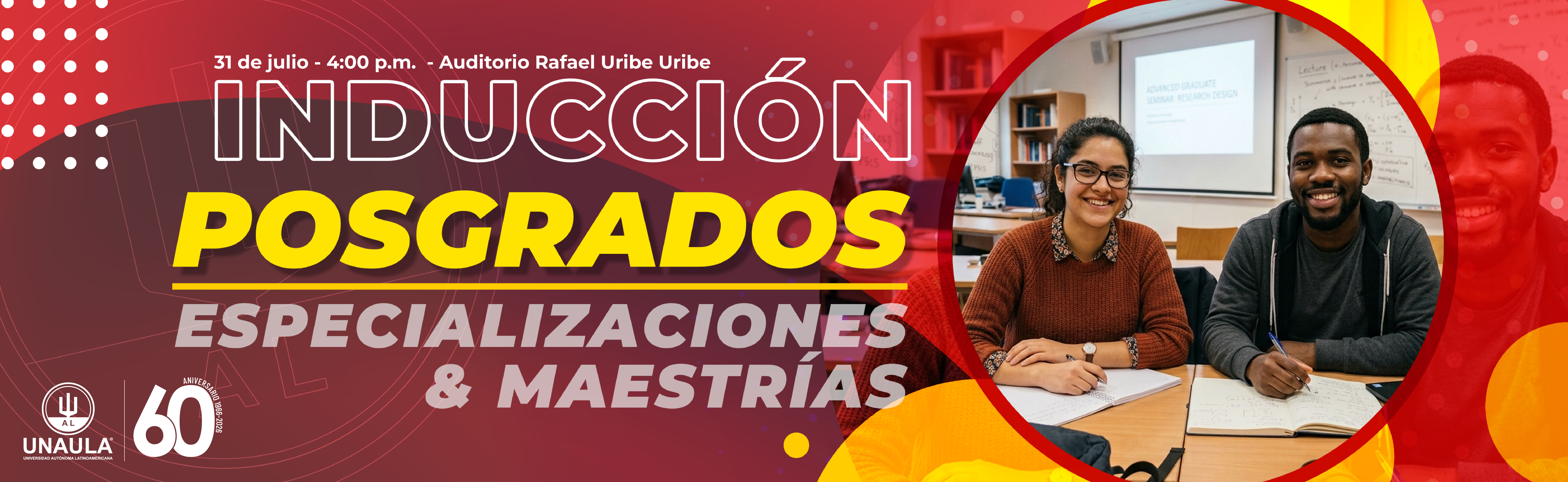 Banner Inducción Posgrados 20262