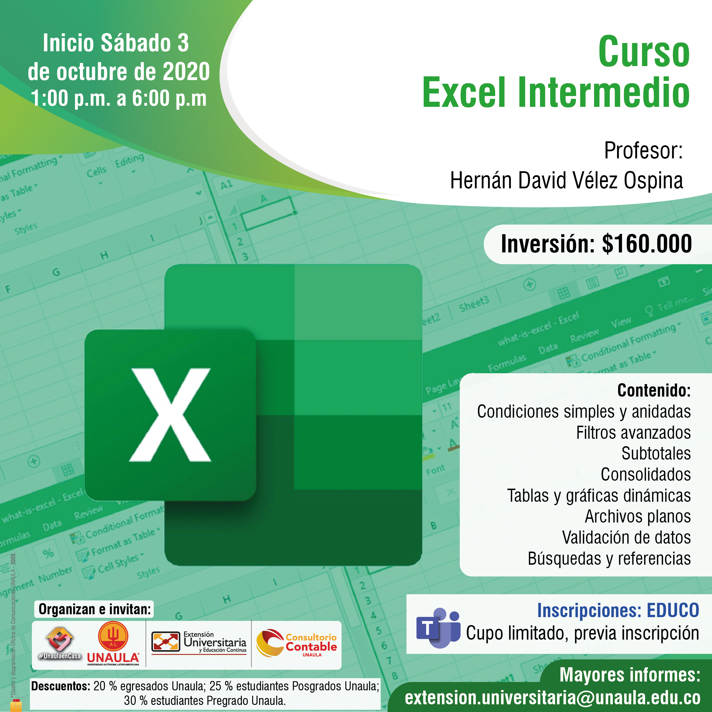 Curso: Excel intermedio