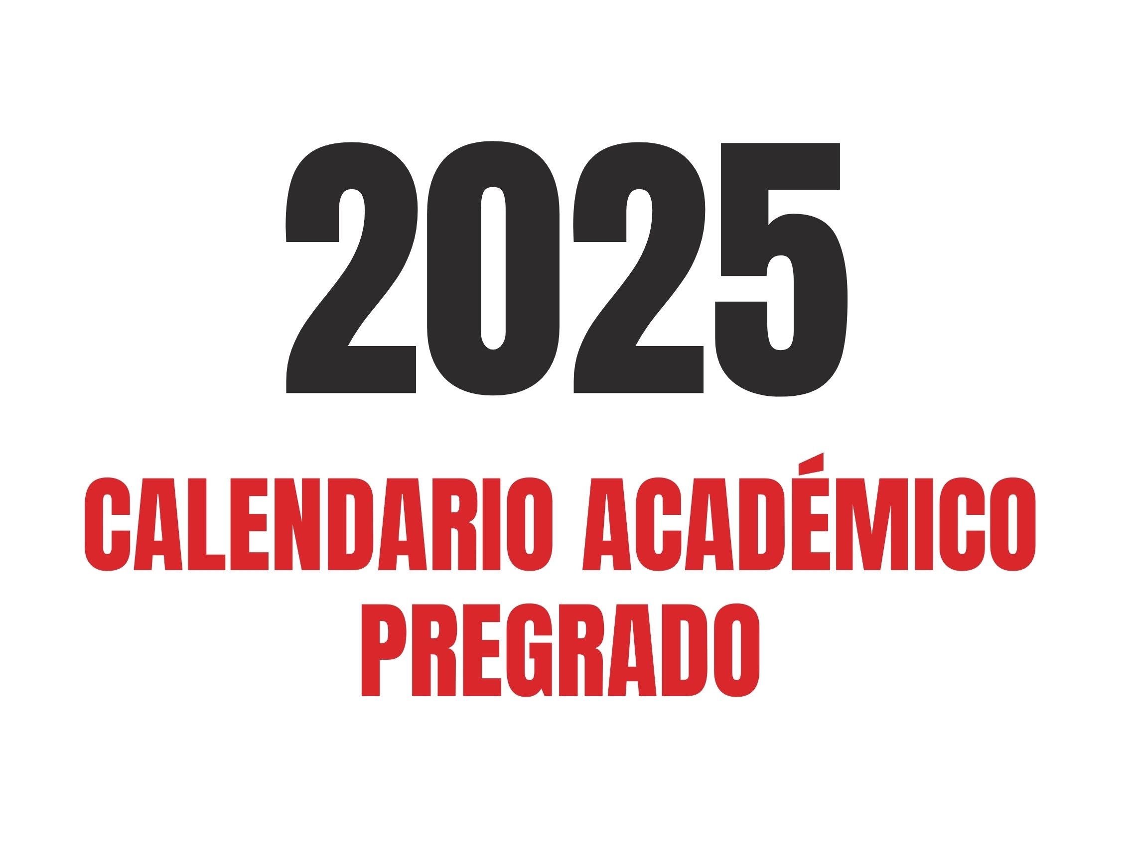 Calendario Pregrado 2025