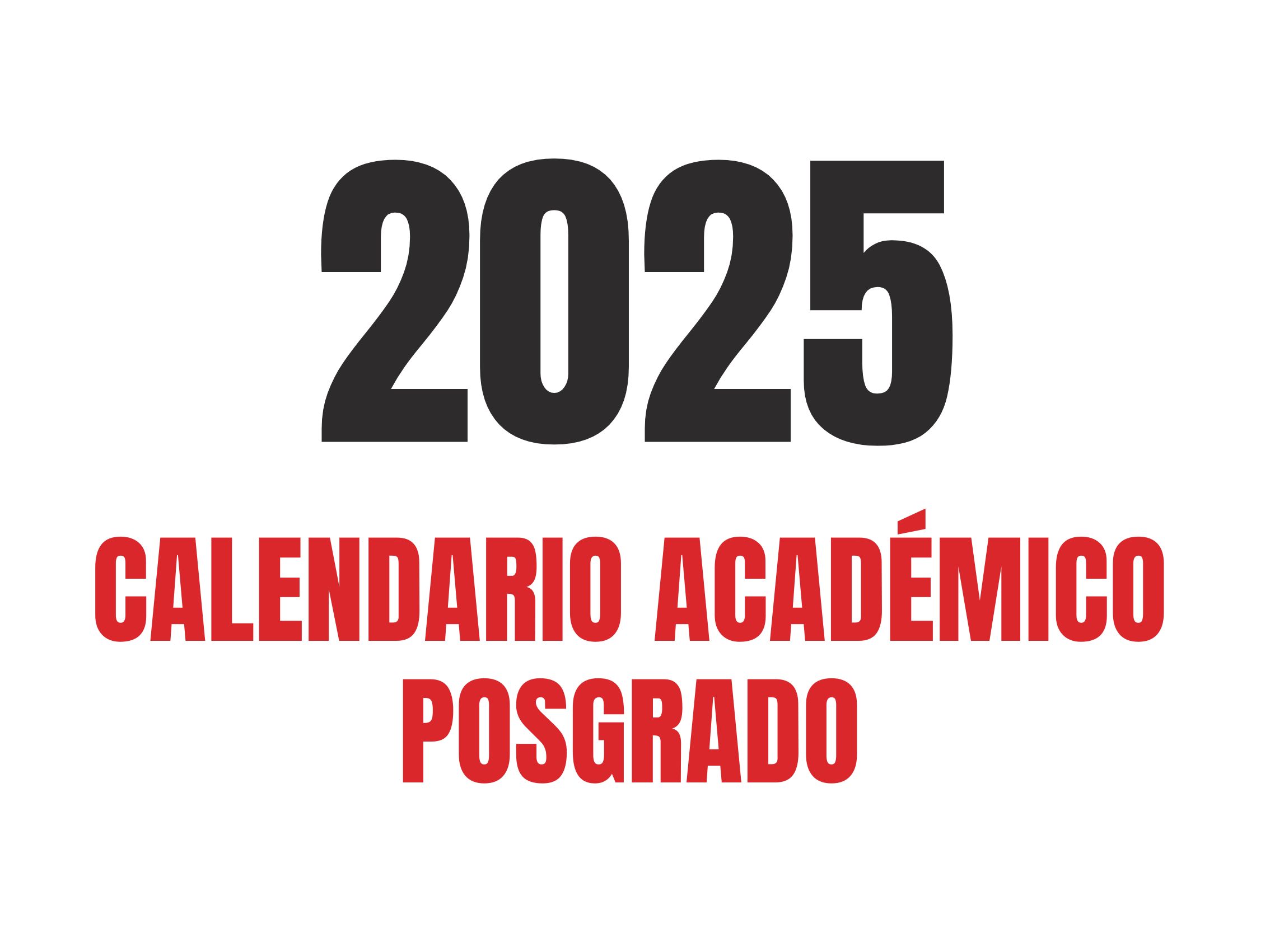 Calendario Posgrado 2025