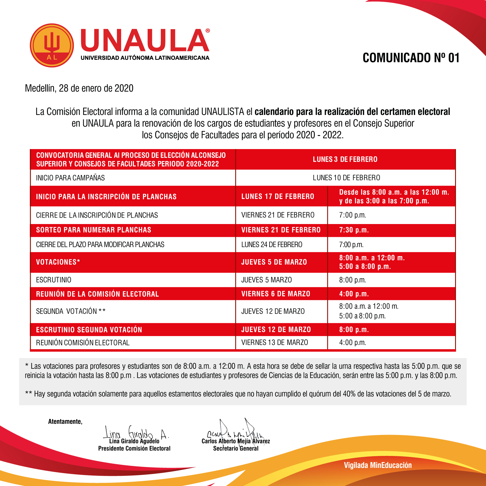 Comunicado#1