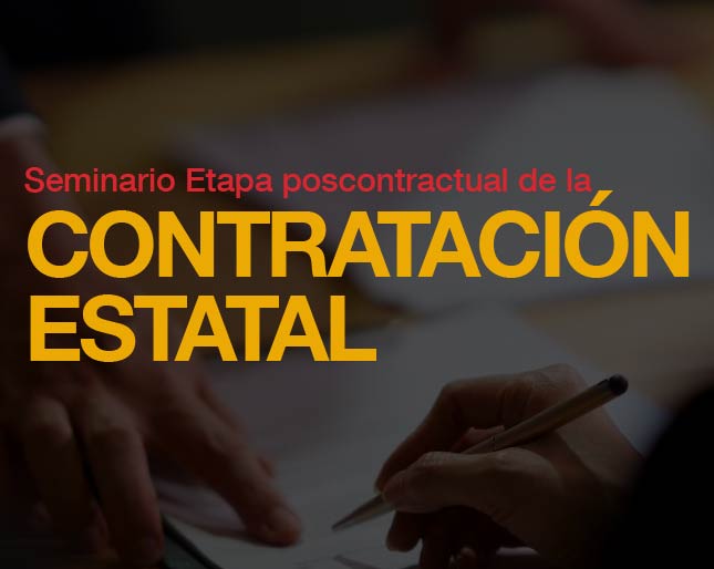 Contratación Estatal Poscontractual