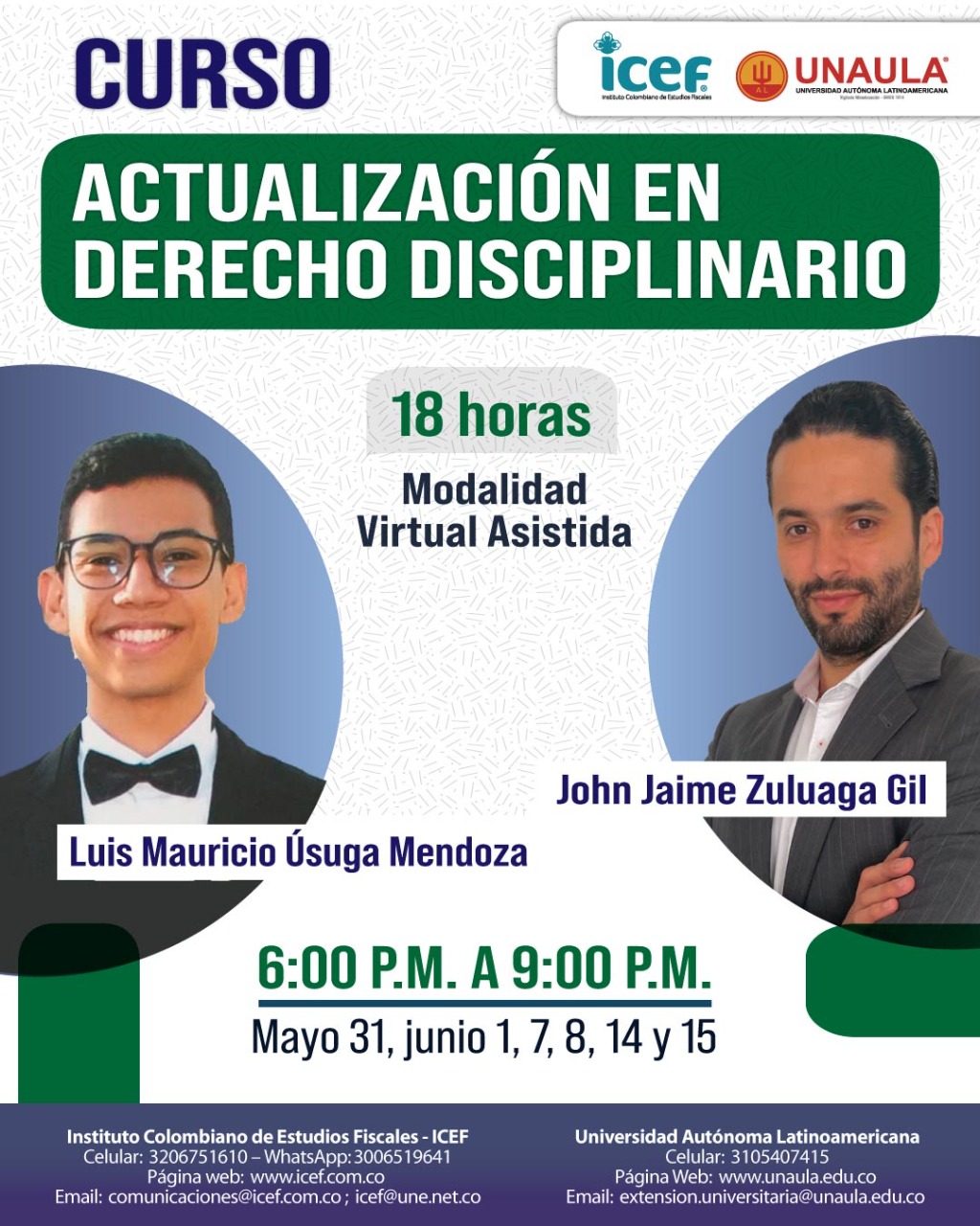 Cuso Actualización en derecho disciplinario 