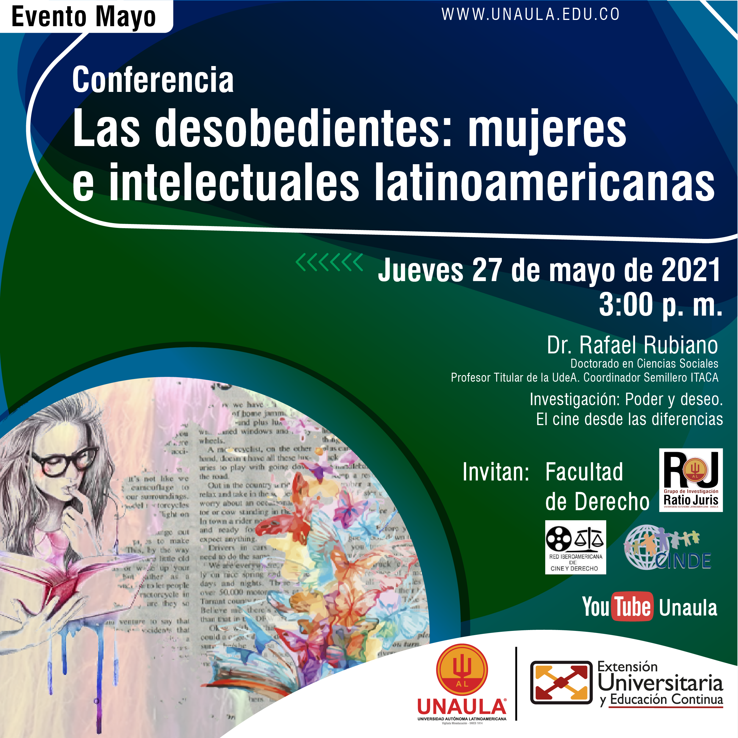 Conferencia. Las desobedientes: mujeres e intelectuales latinoamericanas.