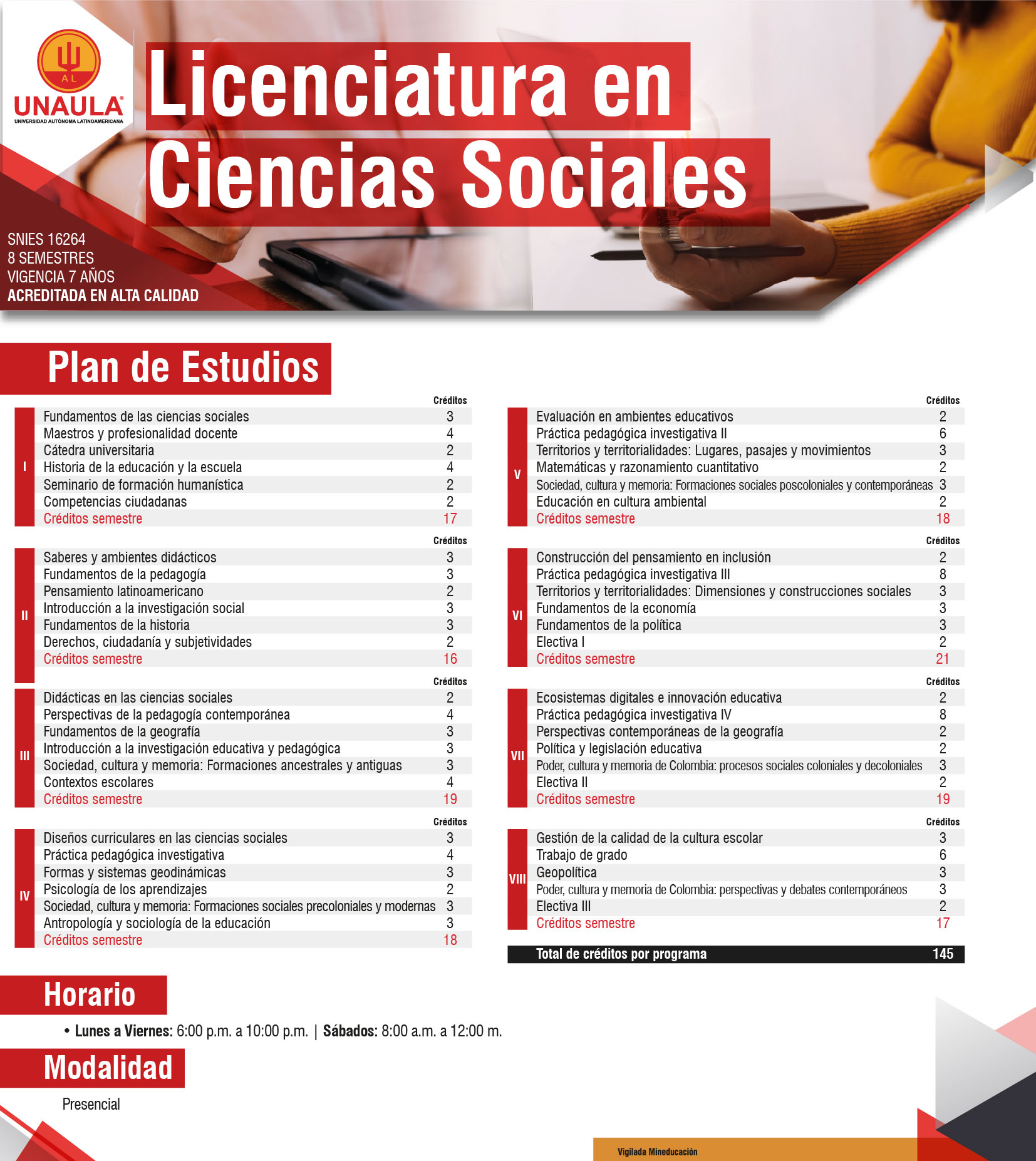 Licenciatura en Ciencias Sociales