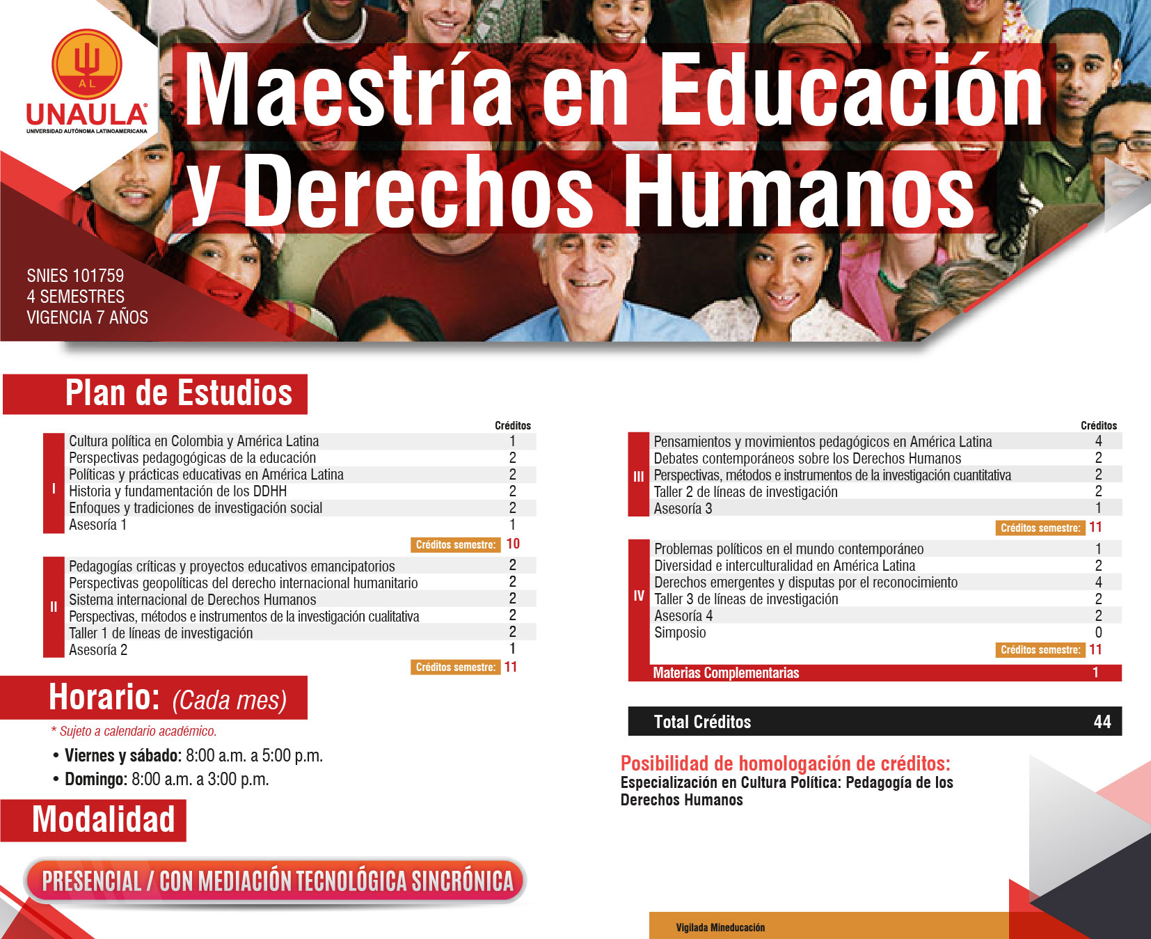 Maestría en Educación y Derechos Humanos