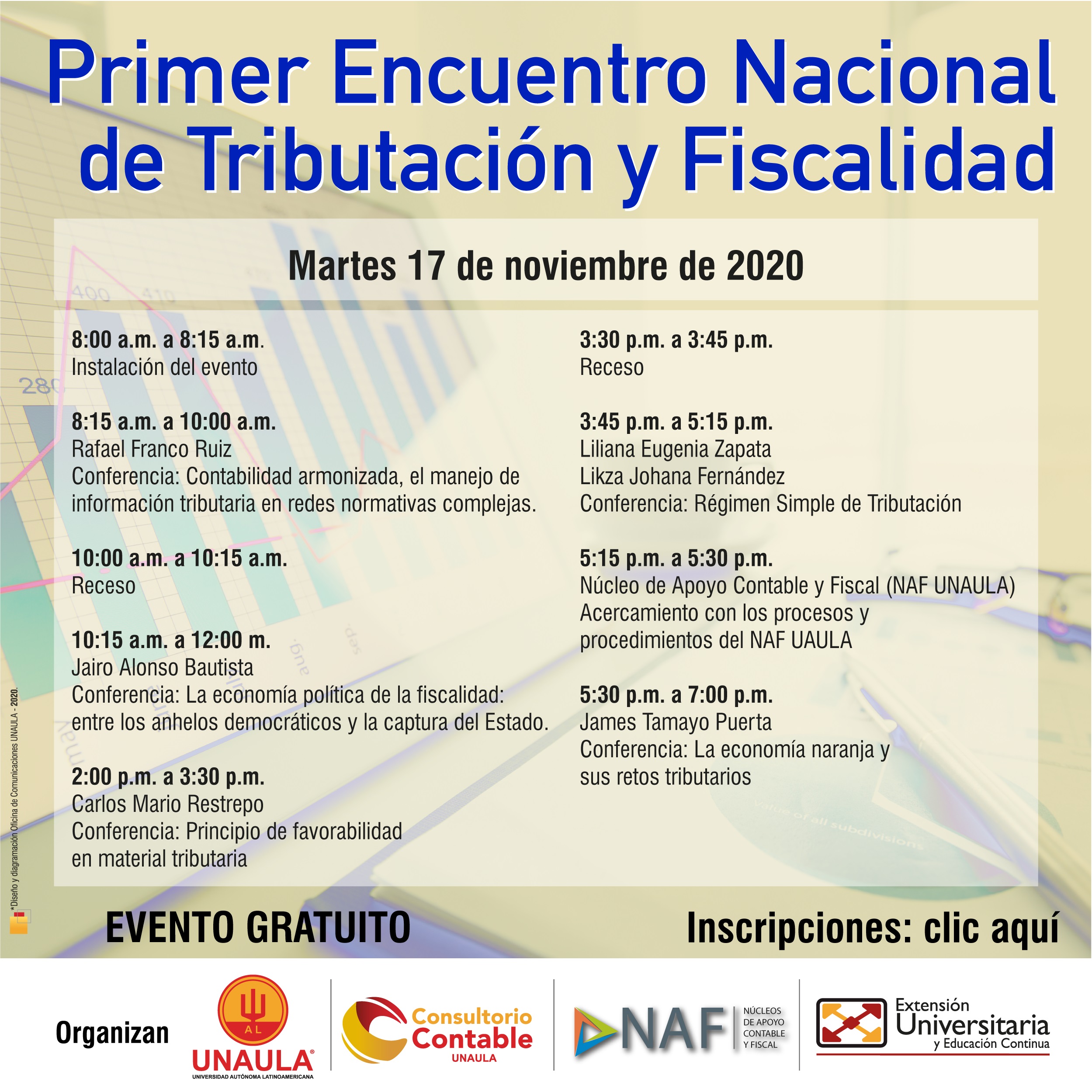Primer encuentro nacional de Tributación y Fiscalidad