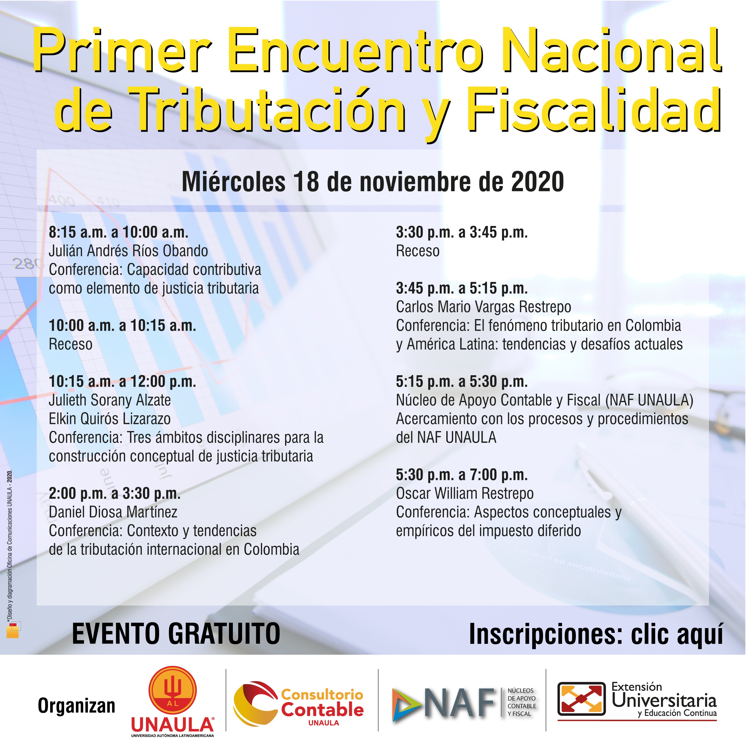 Primer encuentro nacional de Tributación y Fiscalidad