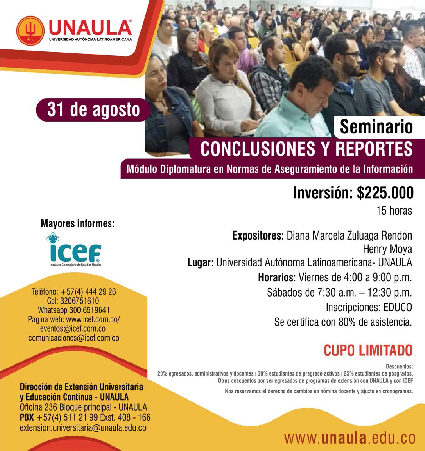 Conclusiones y reportes
