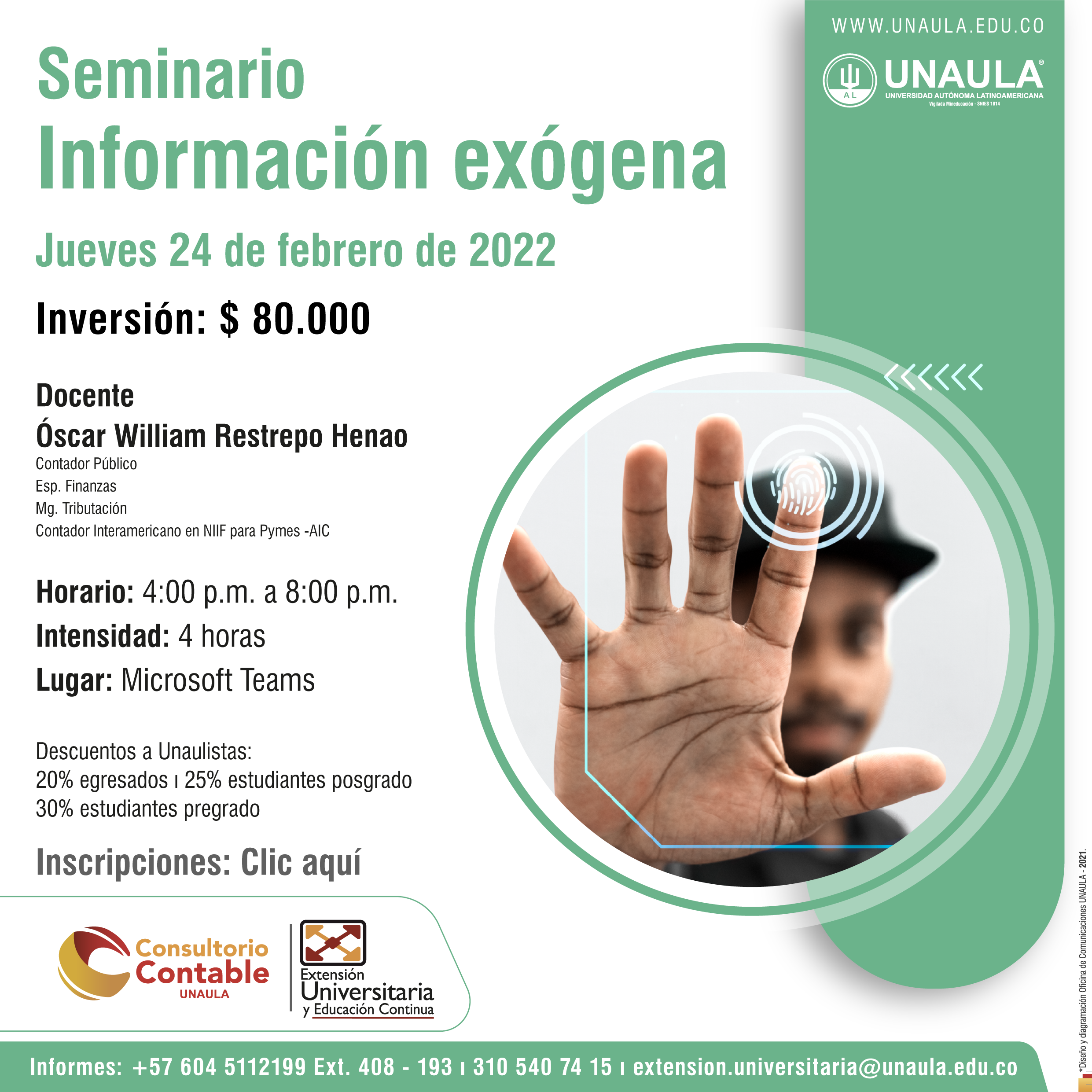 Seminario información exógena