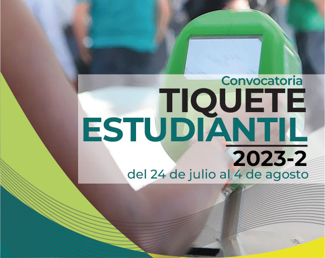 Tiquete estudiantil 2023-2