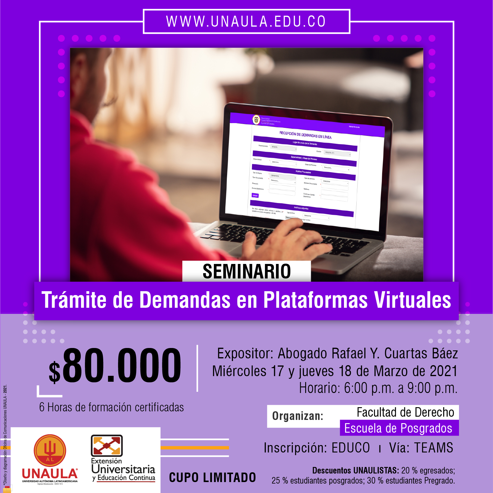 Tramite de demandas Plataformas virtuales
