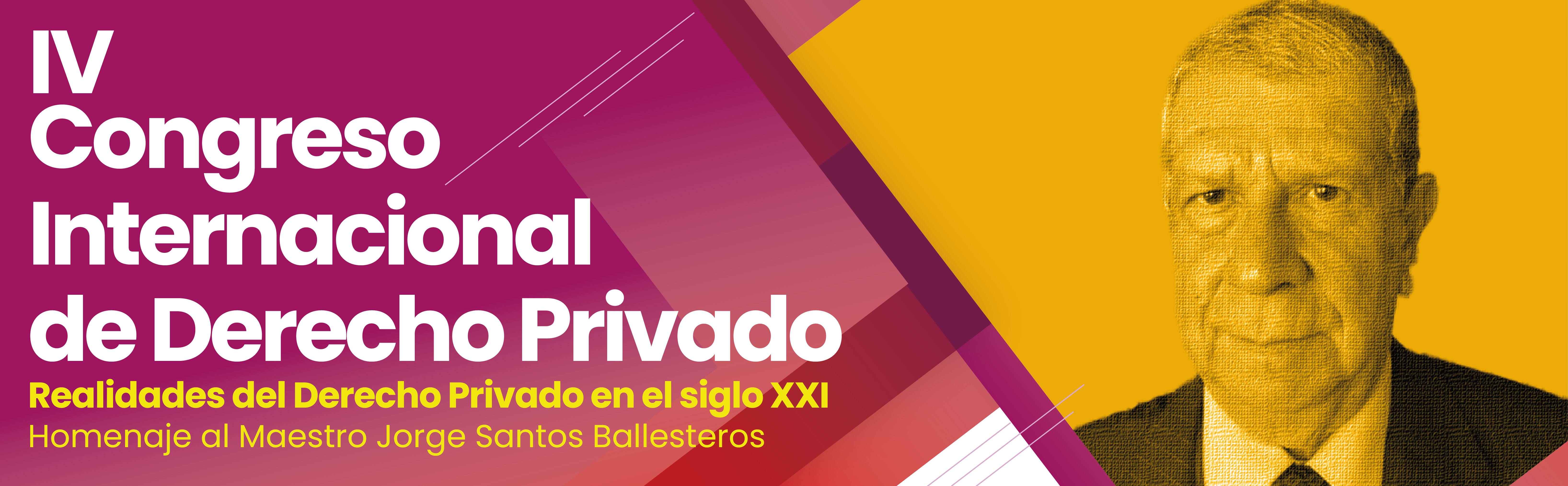 Banner - IV Congreso Derecho Privado