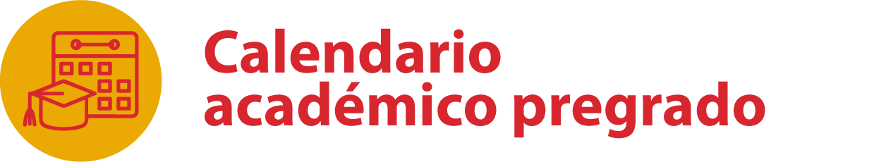 Calendario académico pregrado 2024