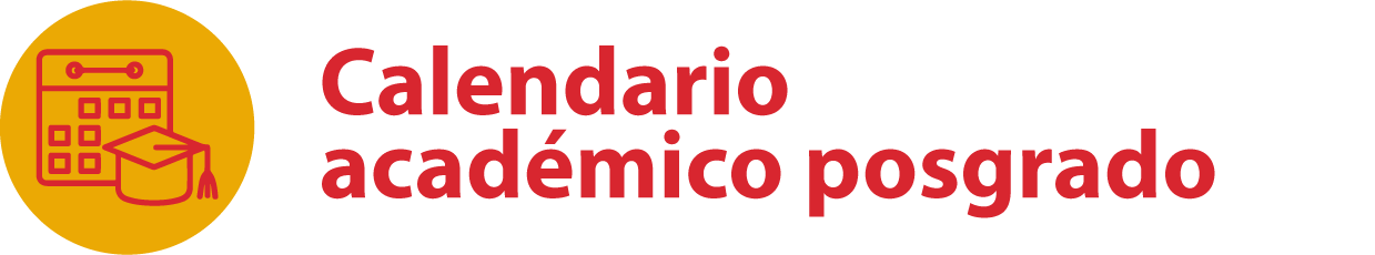Calendario académico posgrado 2024