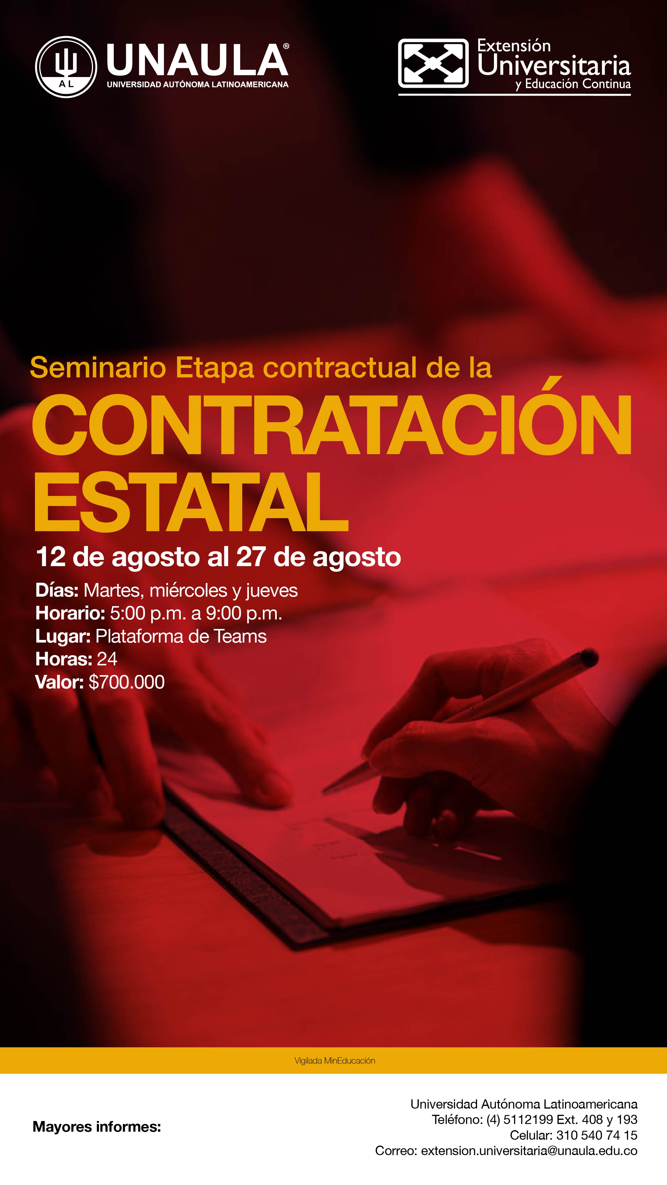 Contratación estatal - contractual