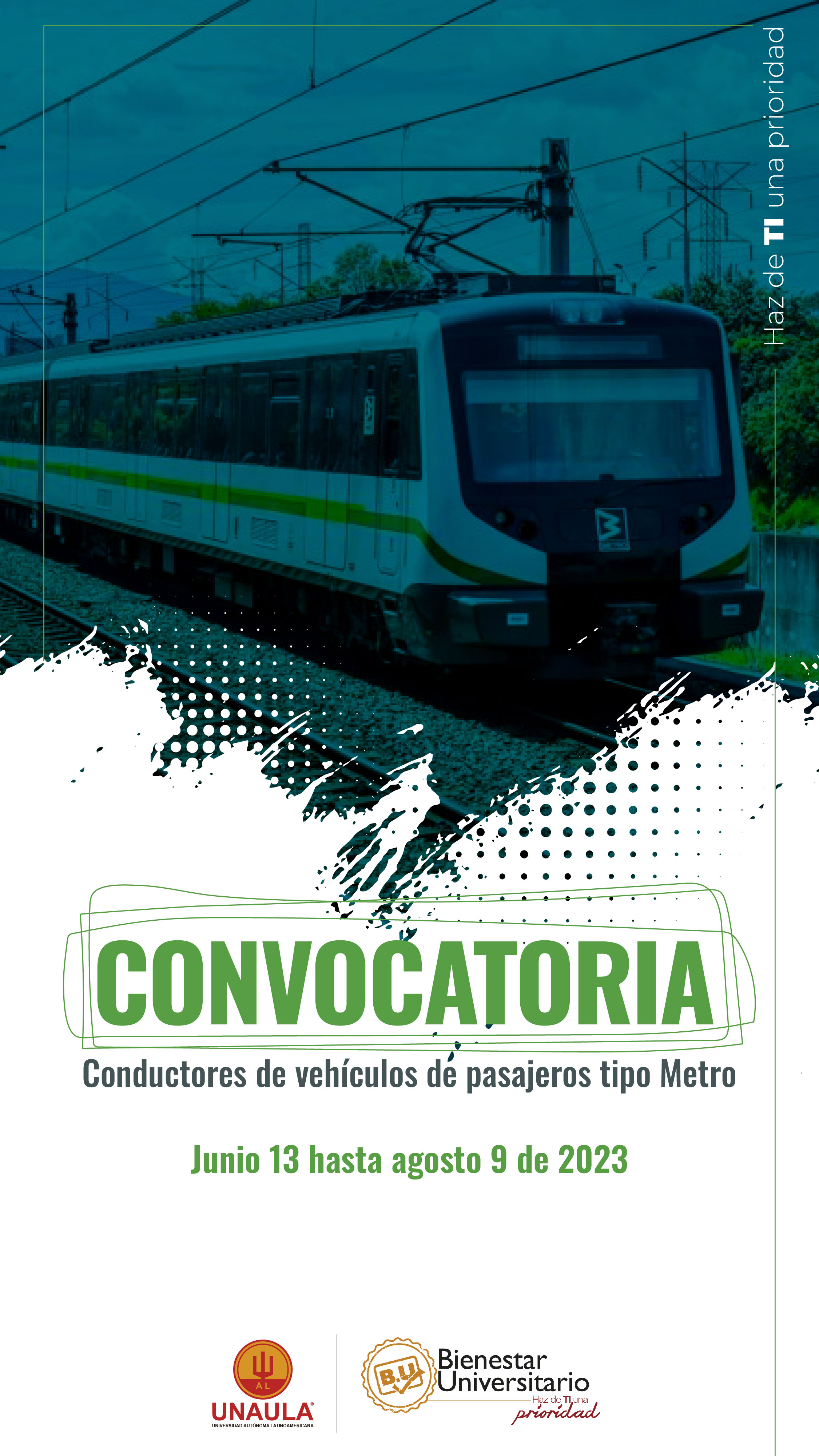 Conductores de vehículos de pasajeros tipo Metro 