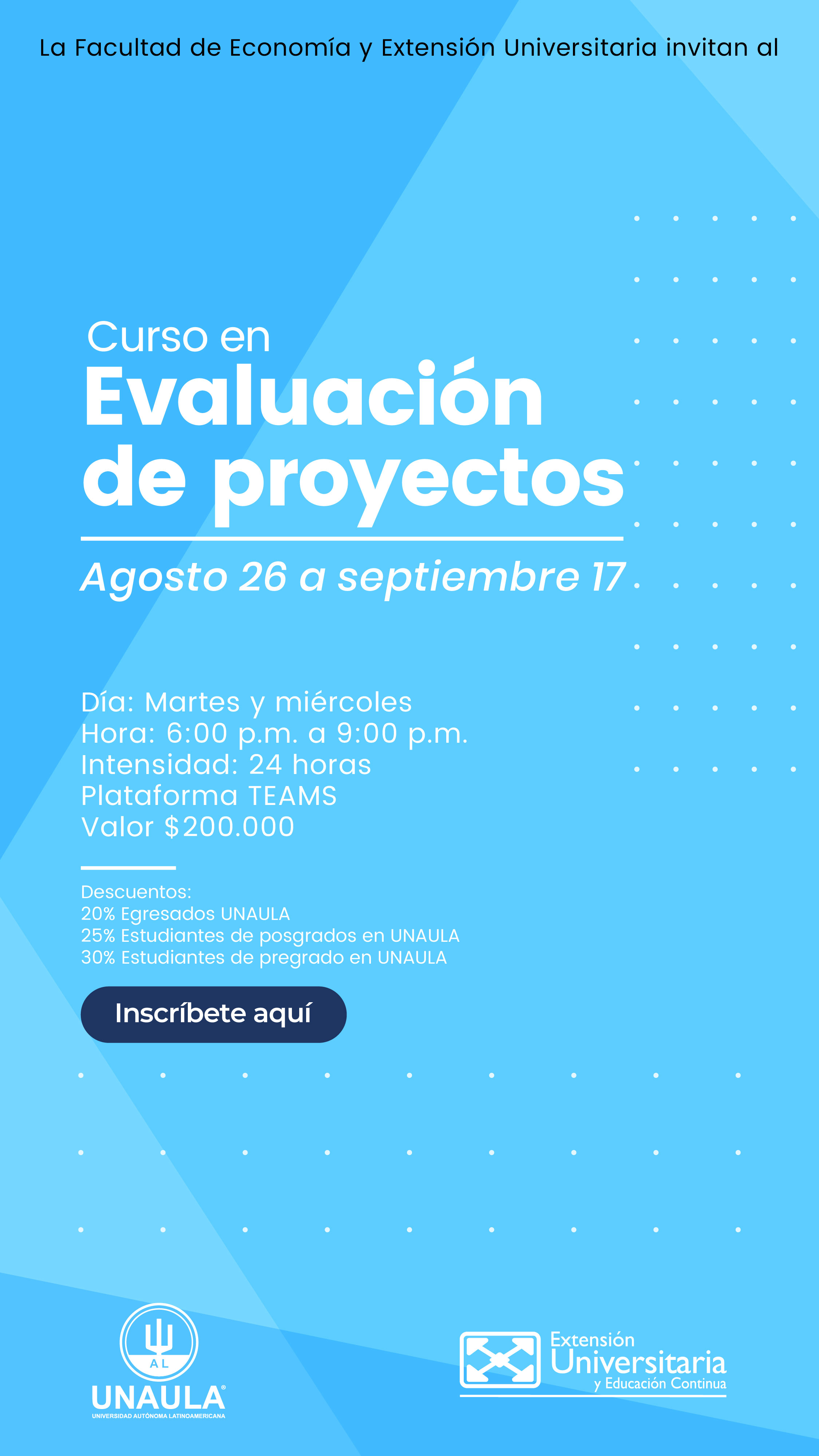 Curso Evaluación de Proyectos