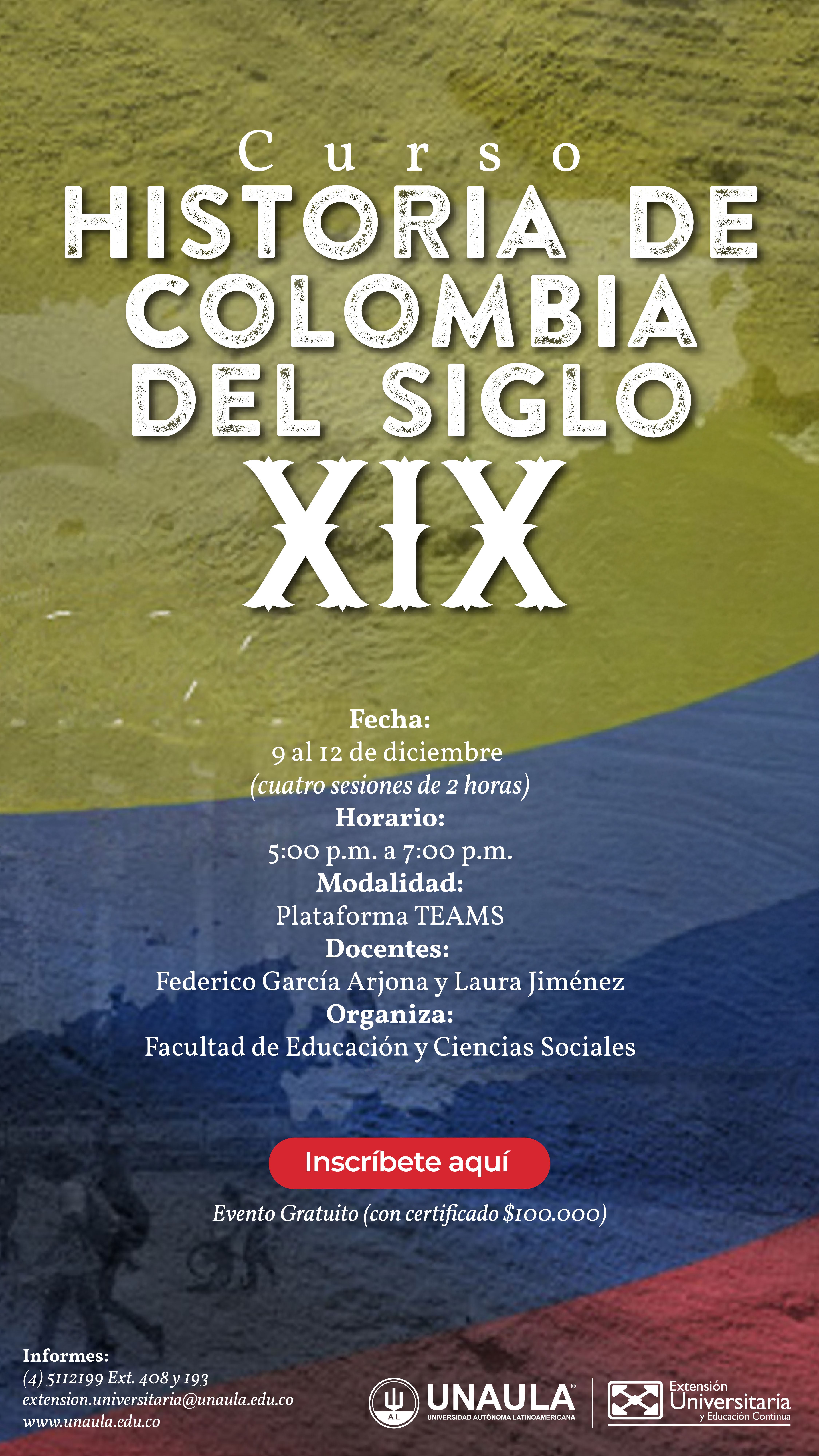 Curso historia de colombia XIX