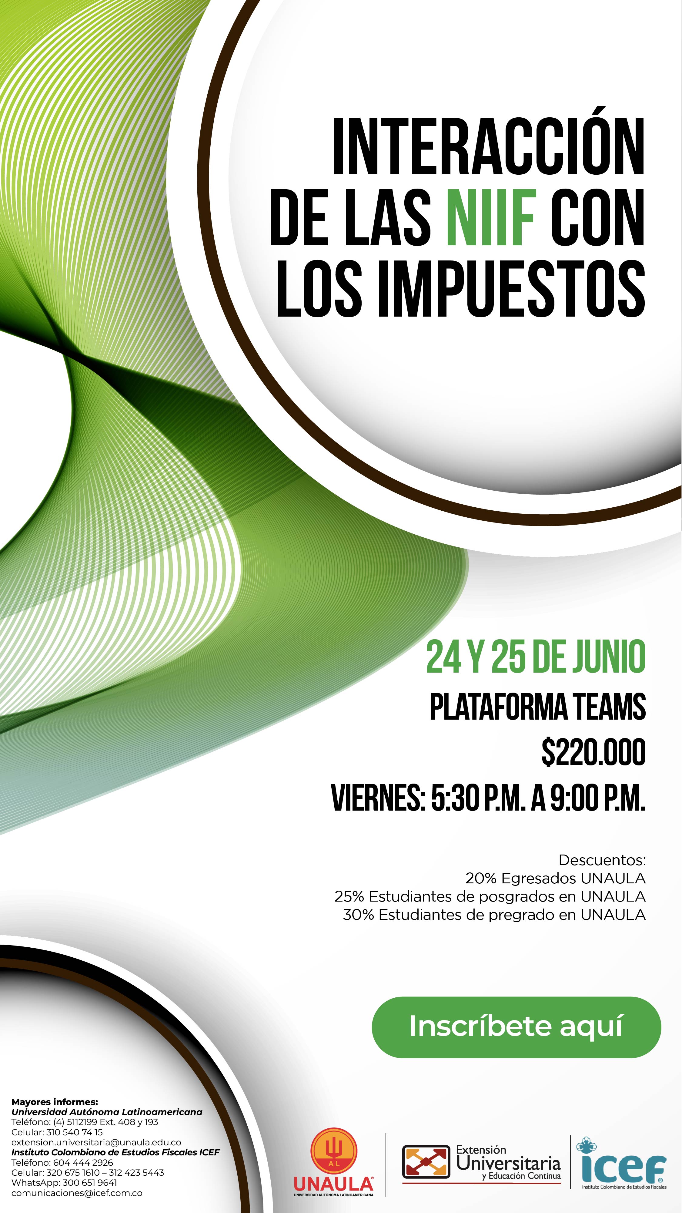 Seminario Interacción de las NIIF con impuestos