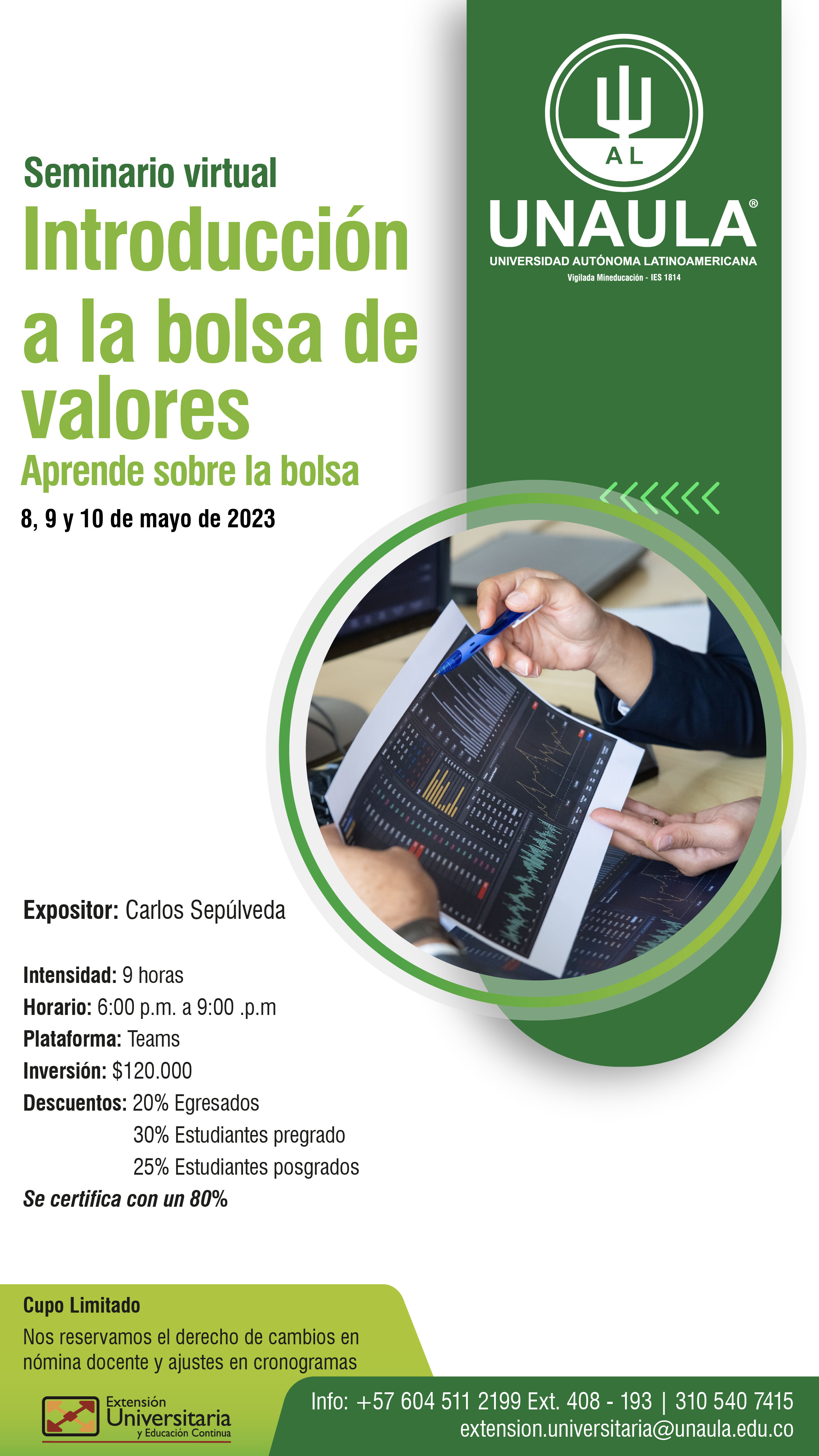 Seminario virtual: Introducción  a la bolsa de valores 