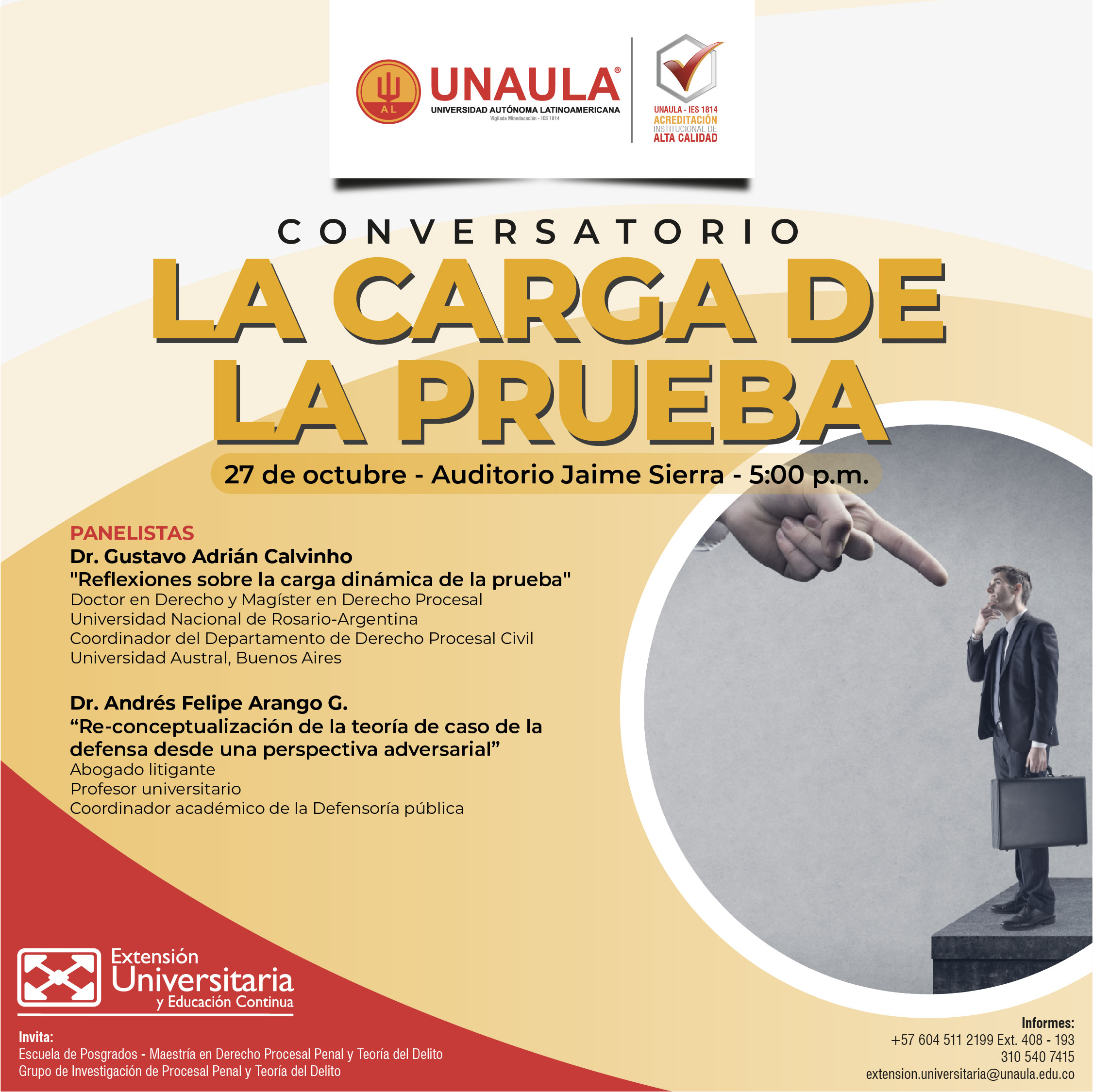 la carga de la prueba