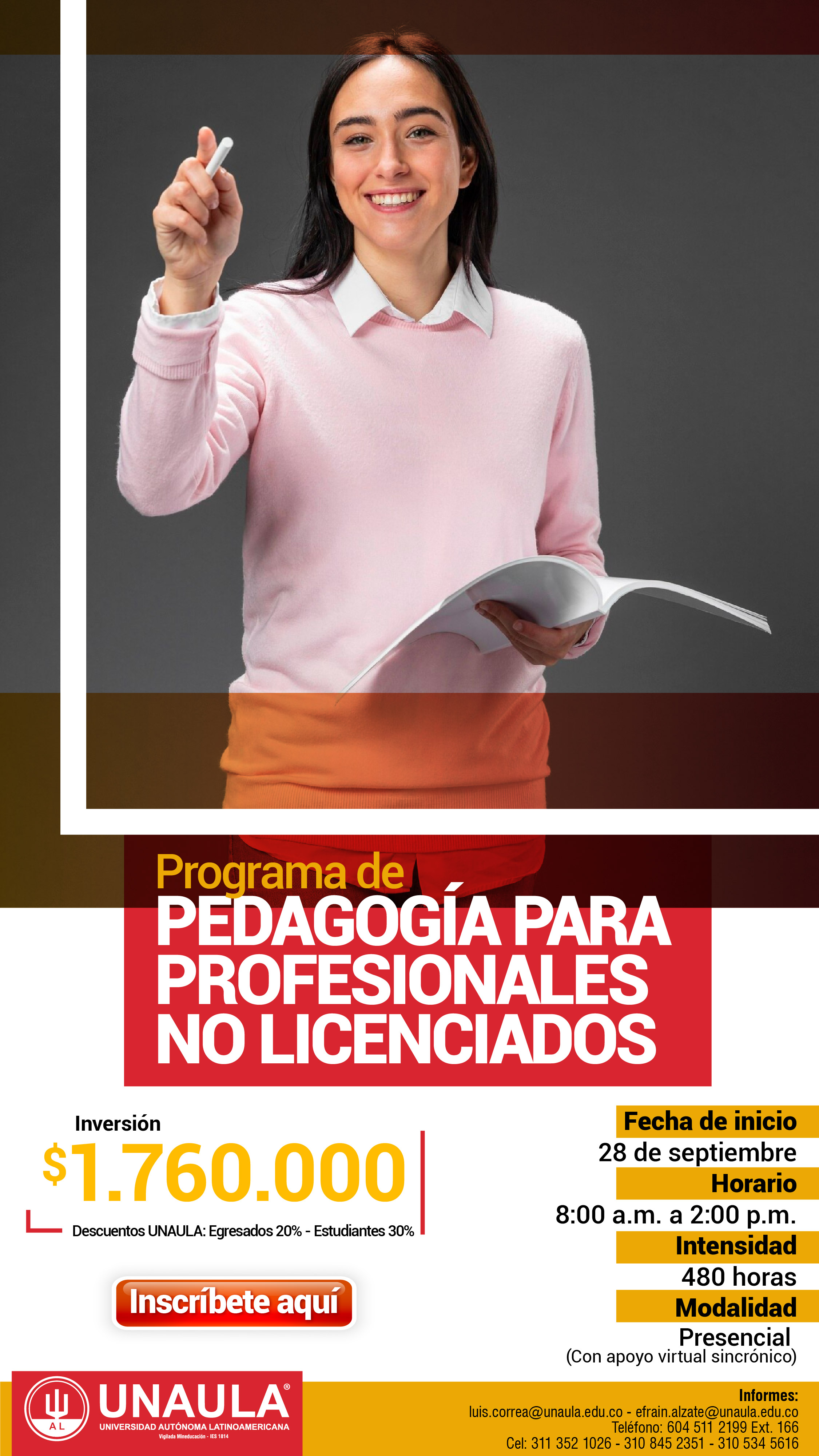 Programa de Pedagogía para Profesionales no Licenciados