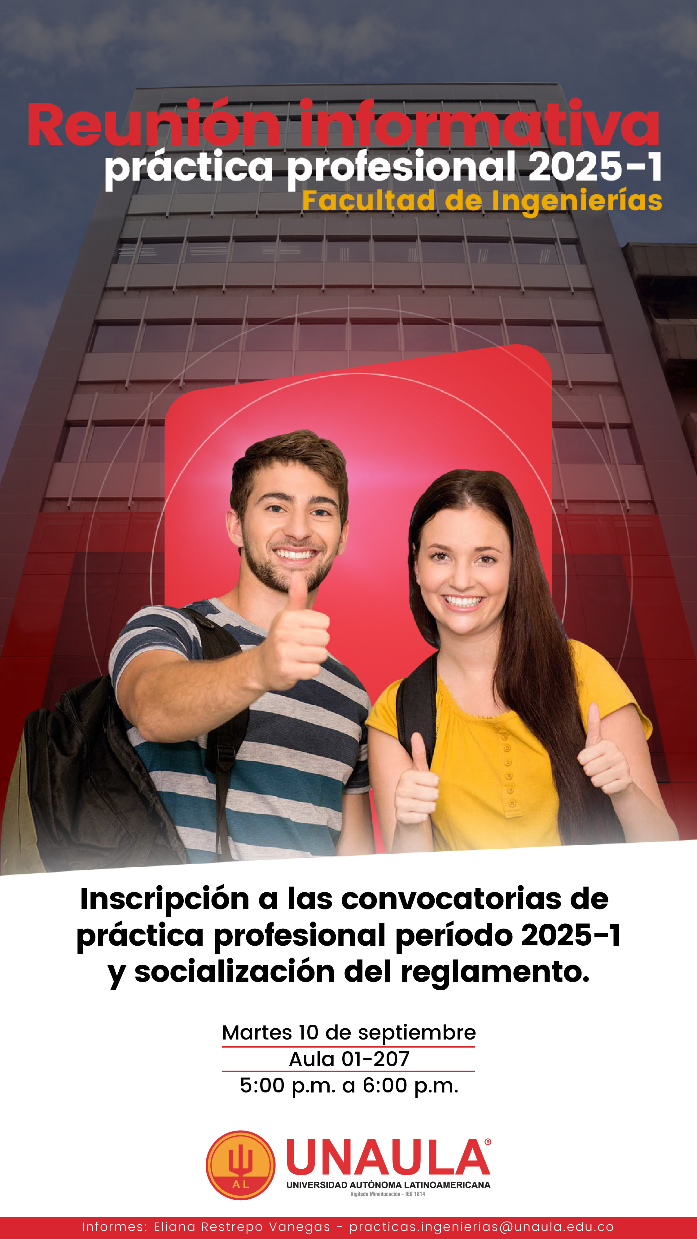 Reunión informativa practicas profesionales