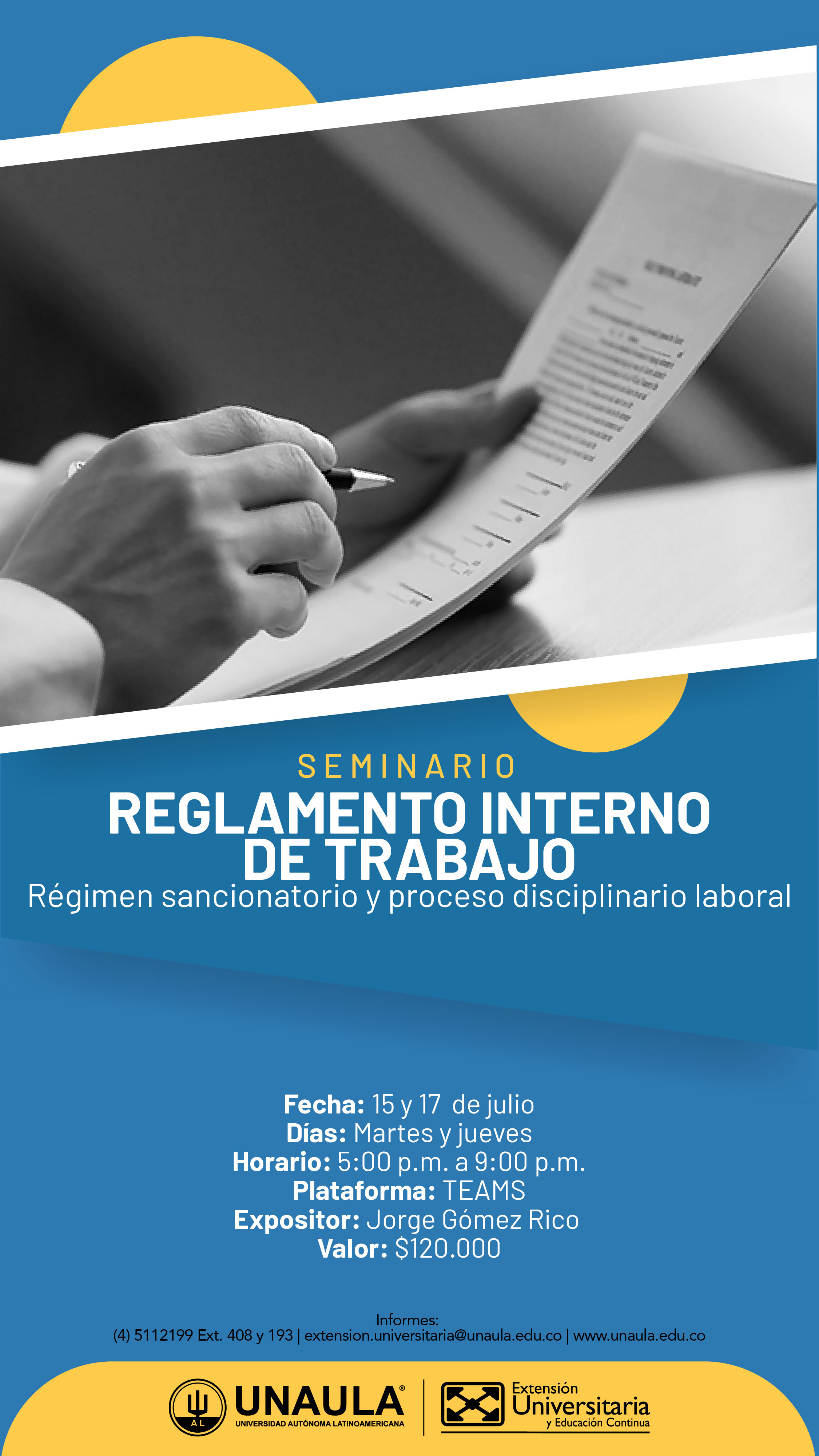 Reglamento  del trabajo