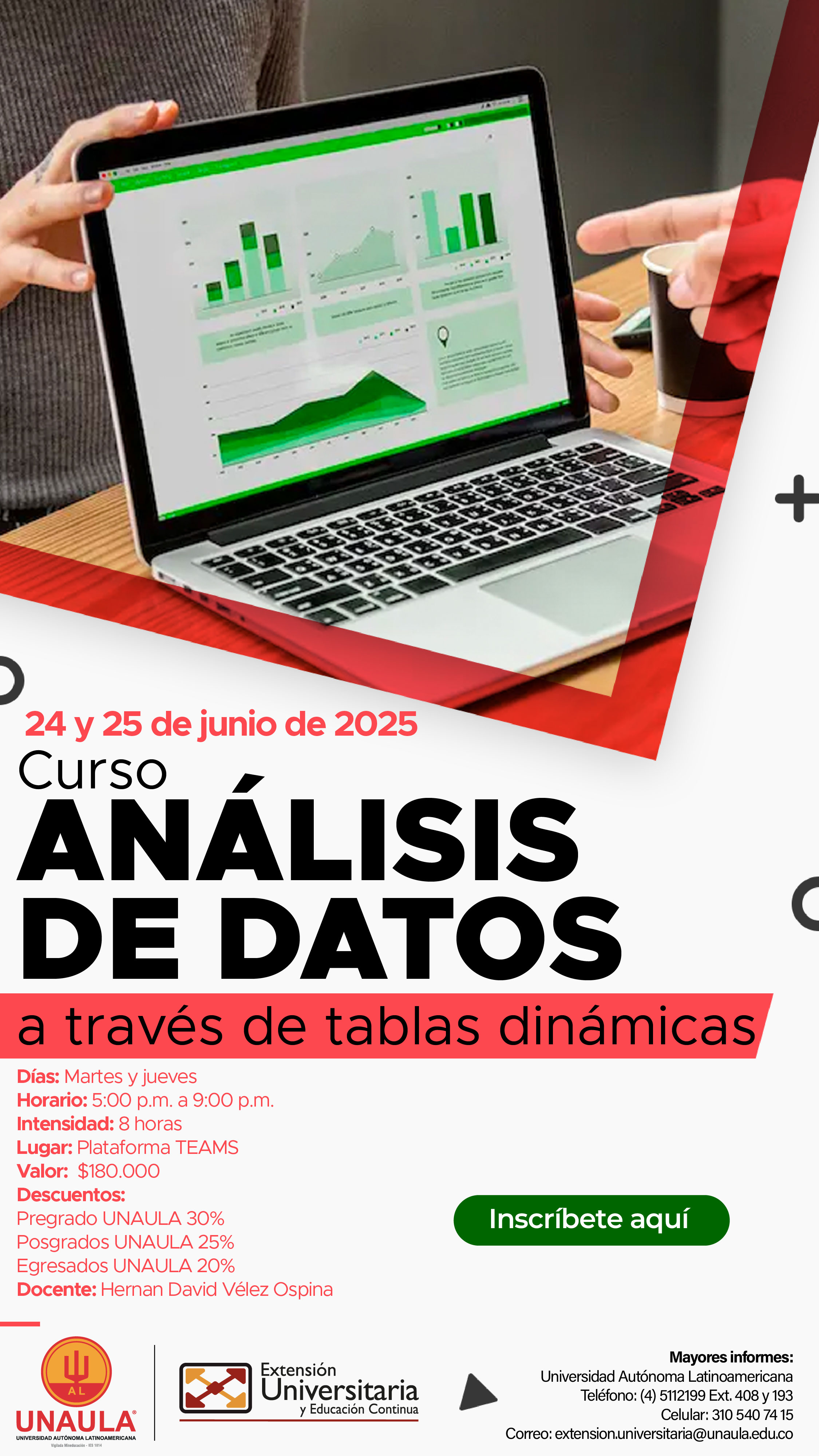 Curso análisis de datos a través de tablas dinámicas