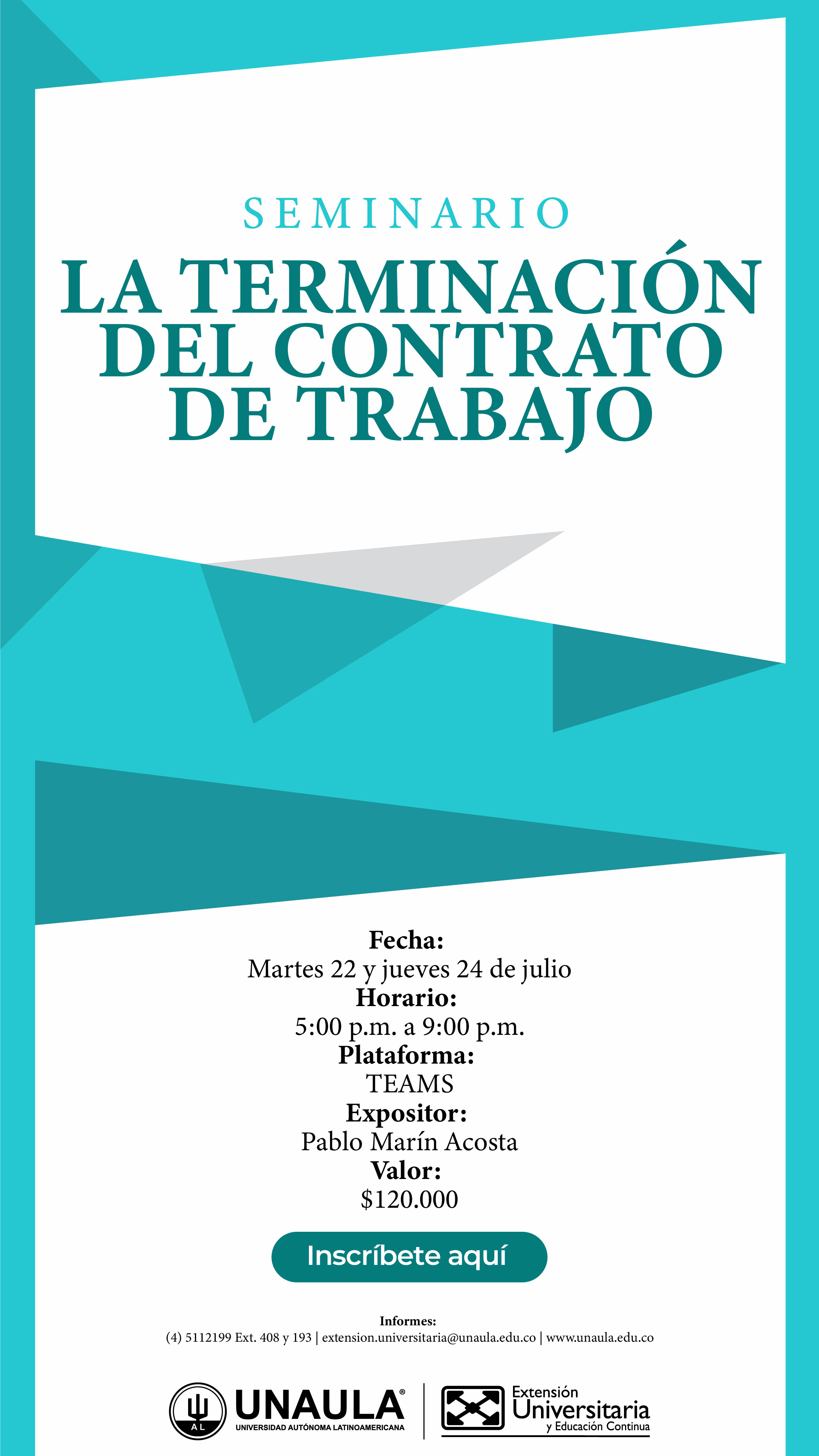 La terminación del contrato de trabajo