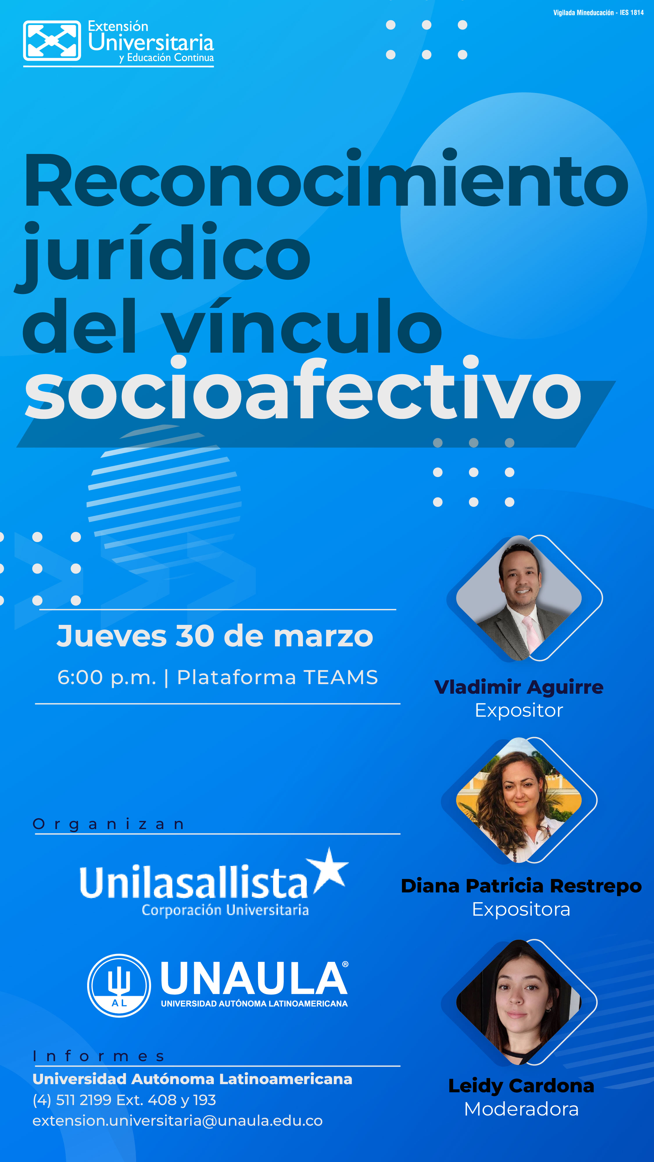 Charla: Reconocimiento jurídico del vínculo Socioafectivo