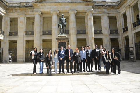 Estudiantes de la Facultad de Derecho de UNAULA, visitaron las Altas Cortes y el Congreso de la República
