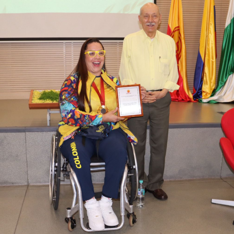 Érica Medallista Paralímpica