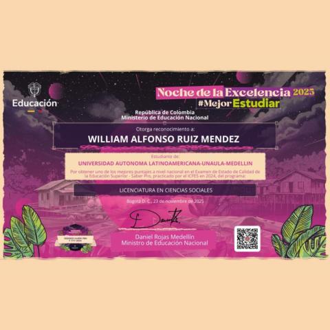 William MEN reconocimiento