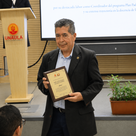 UNAULA rindió homenaje a Docente de Ingenierías